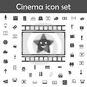 Fantastic icon. Cinema icons universal set for web and mobile