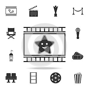 fantastic icon. Set of cinema element icons. Premium quality graphic design. Signs and symbols collection icon for websites, web