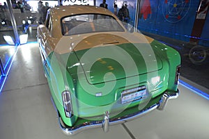 fantastic and old sport car copue manufactured during the peronist government called -justicialista- in year 1945 president