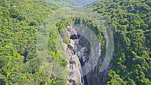 Fantastic Panoramic View Mountains Jungles and Waterfall