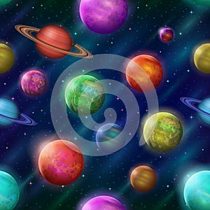 Fantastic Space Background, Seamless