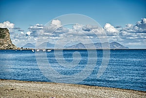 Fantastic view of Eolian islands