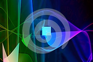 Fantasy shine dynamic patternmodern creative flame po wer magic sparkle imagination fractal, glowing futuristic photo