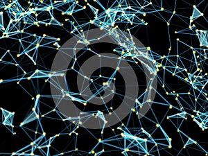 Fantasy abstract technology background