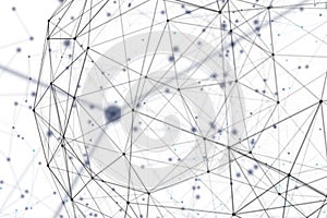 Fantasy abstract technology and engineering background