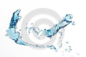 Fantasy Abstract water splash and bubble liquid