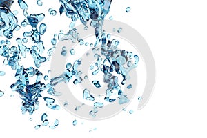 Fantasy Abstract water splash and bubble liquid