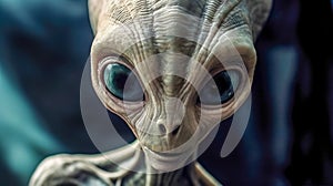 fantasy alien portrait, face detail