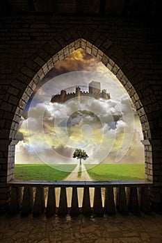 Fantasy archway photo