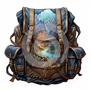 Fantasy Board Game Bag With World Of Warcraft Illustration