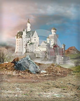 Fantasy Castle at Dawn