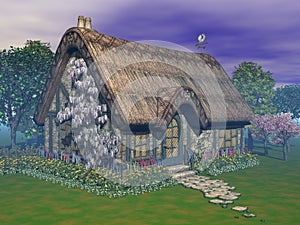 Fantasy Cottage Garden