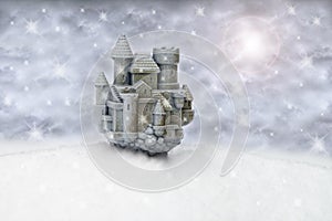 Fantasy Dream Snow Castle