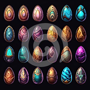 fantasy egg magic ai generated