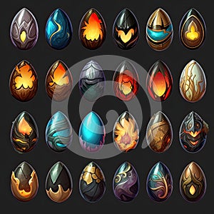 fantasy egg magic ai generated