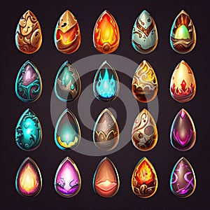 fantasy egg magic ai generated