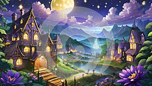fantasy fairytale landscape