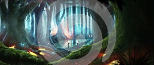 Fantasy Forest Illustration