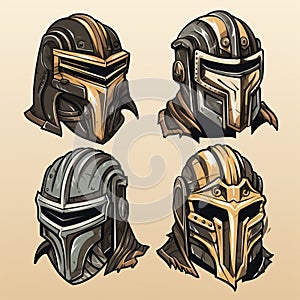 Fantasy-inspired Helmets With Unique Designs For Armor Enthusiasts
