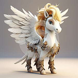 Fantasy-inspired Pony 3d Model With Charming Character Design