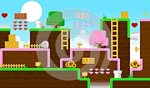 Fantasy Land Platformer Tileset