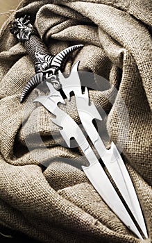 Fantasy metal dagger