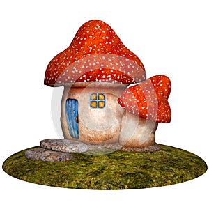 Fantasy mushroom house