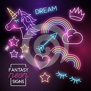 Fantasy Neon Lights Set