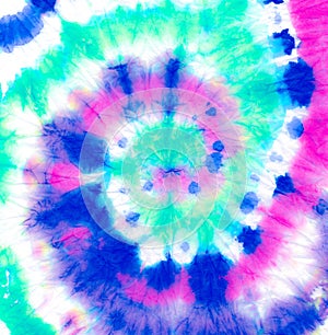 Fantasy Psychedelic Kaleidoscope. Tiedye Hippie