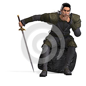 Fantasy Rogue with Sword