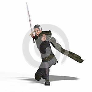 Fantasy Rogue with Sword