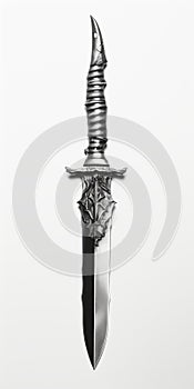 Fantasy Silver Sword Inspired By Scott Rohlfs And Daniel Arsham