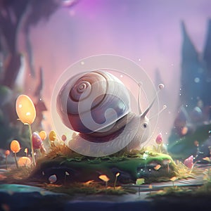 Fantasy Snail: Magic and Mystery in Every Trail