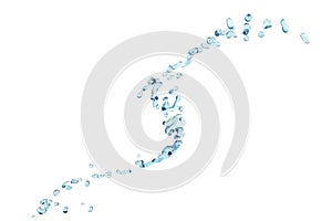 Fantasy soar Abstract water splash