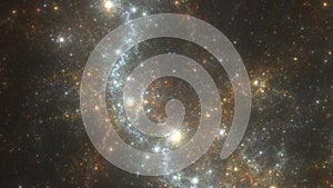 Fantasy star background,space illustration