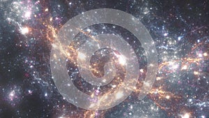 Fantasy star background, space illustration