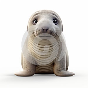 Fantasy Style High-quality Elephant Seal Render In 3ds Max