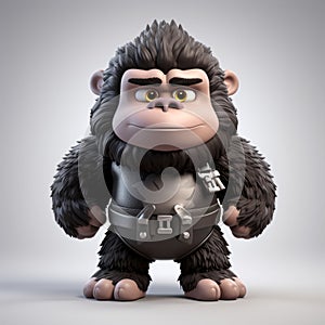 Fantasy Style Little Cute Gorilla In Unreal Engine 3ds Max Creation