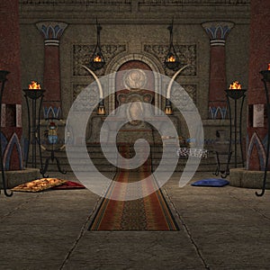 Fantasy Throne Room