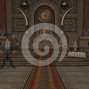 Fantasy Throne Room