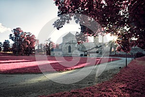 Fantasy view of medieval casle