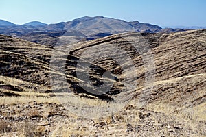 Fantrastic Namibia moonscape landscape