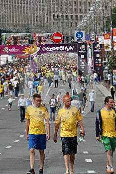Fanzone in Kyiv