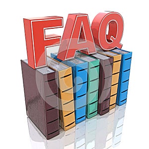 FAQ with books - search answer concept