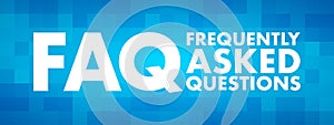 FAQ - Frequently Asked Questions acronym