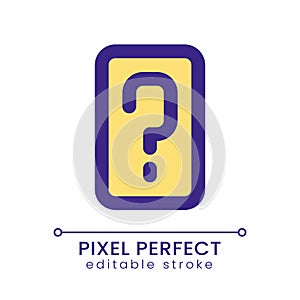 FAQ pixel perfect RGB color ui icon