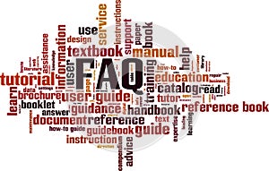 FAQ word cloud