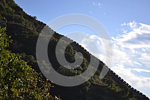 A far-away look to Great Wall of China. Pic was taken in Badaling, September 2017