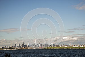 A far away New York skyline photo