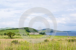The Far Eastern landscape of the Krabbe Peninsula photo